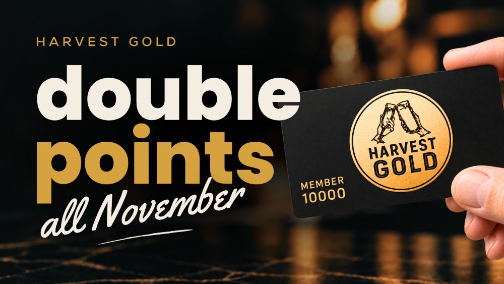 Double Harvest Gold Points in November